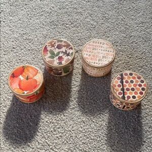 Decorative Autumn-Themed Storage Boxes